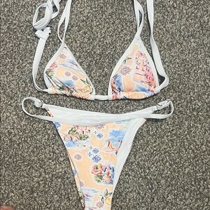 Colorful Print Bikini Set